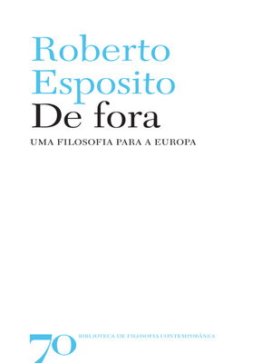 cover image of De fora--Uma filosofia para a Europa